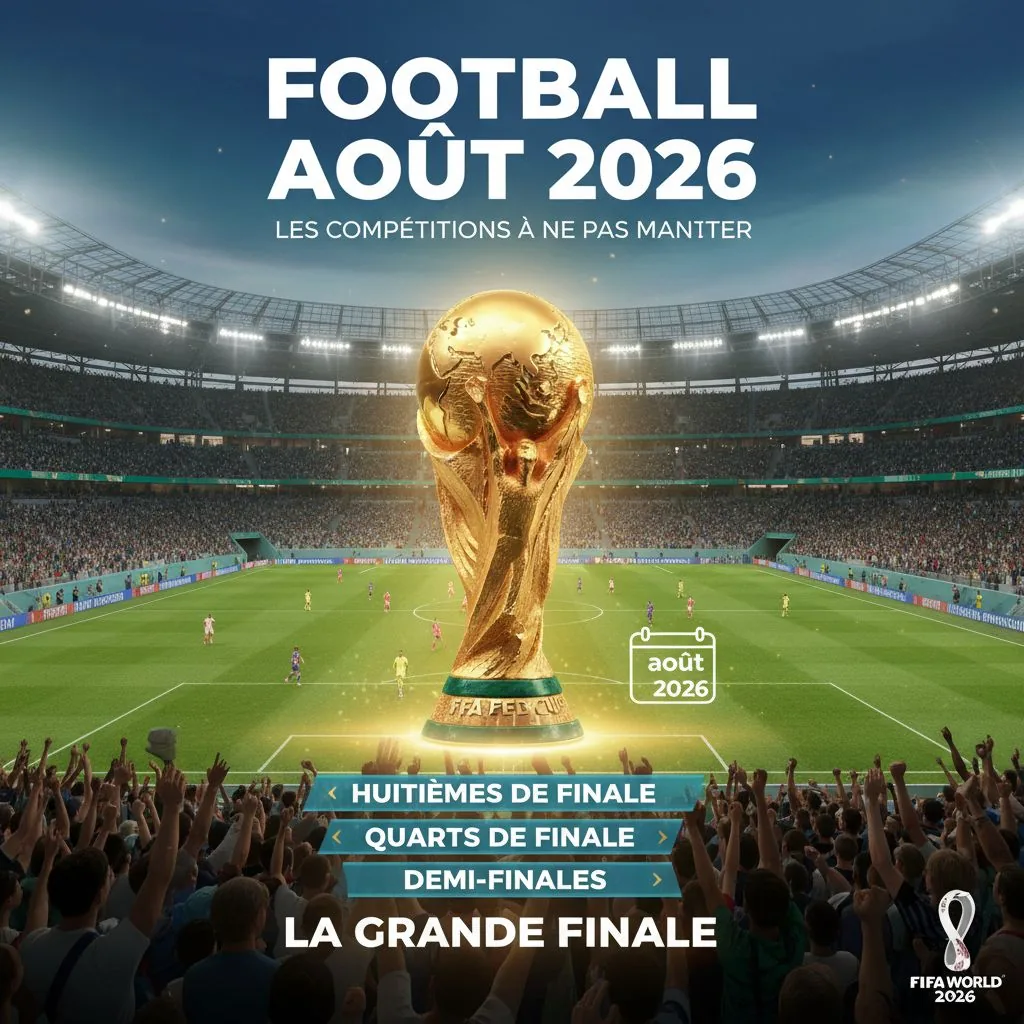 Football août 2026 : les compétitions à ne pas manquer