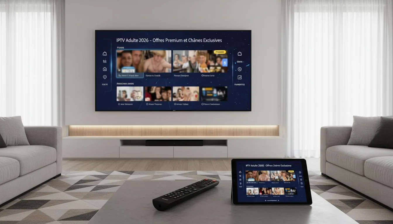IPTV adulte 2026 : offres premium et chaînes exclusives