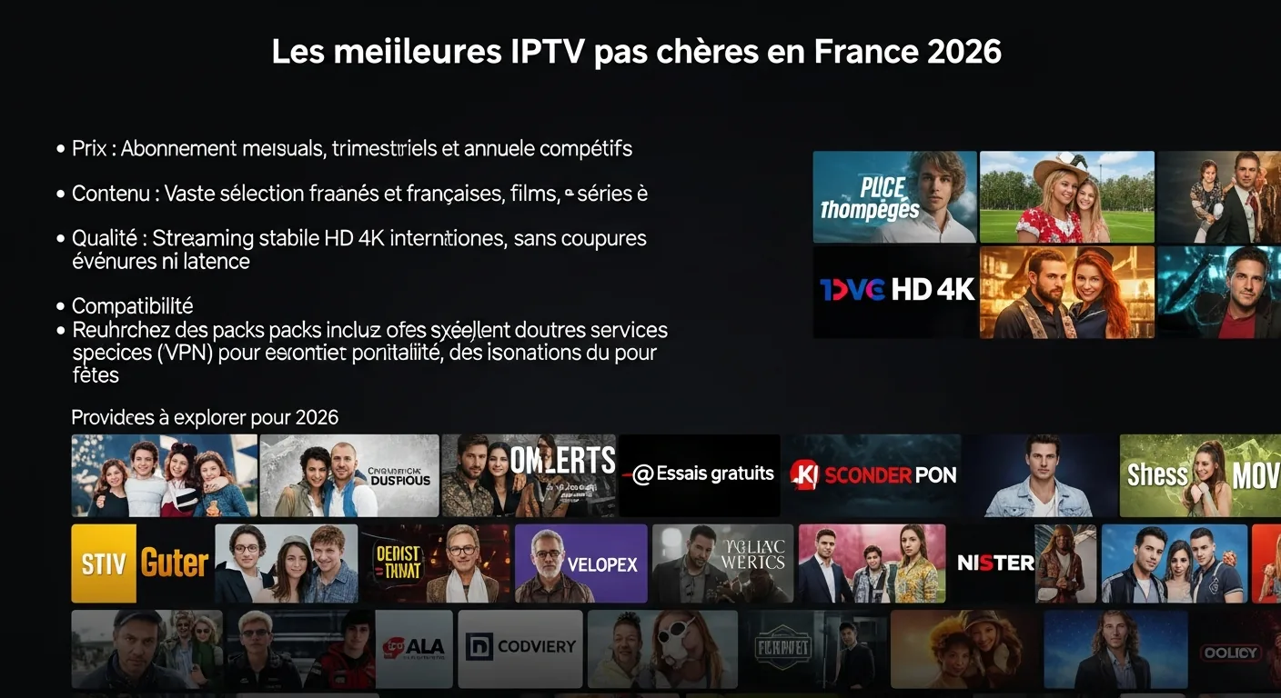 IPTV pas chère : les meilleures offres 2026 en France