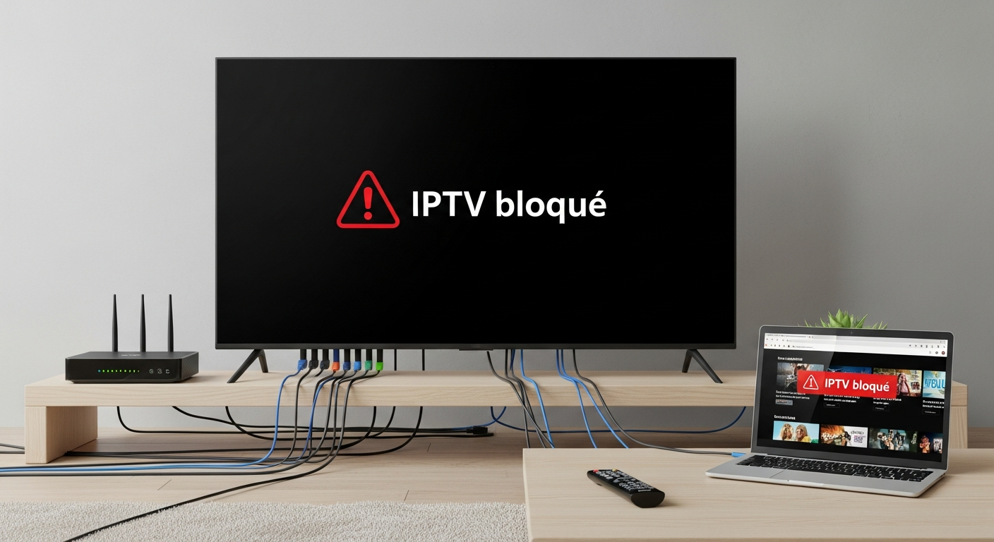 smart tv avec un probleme iptv